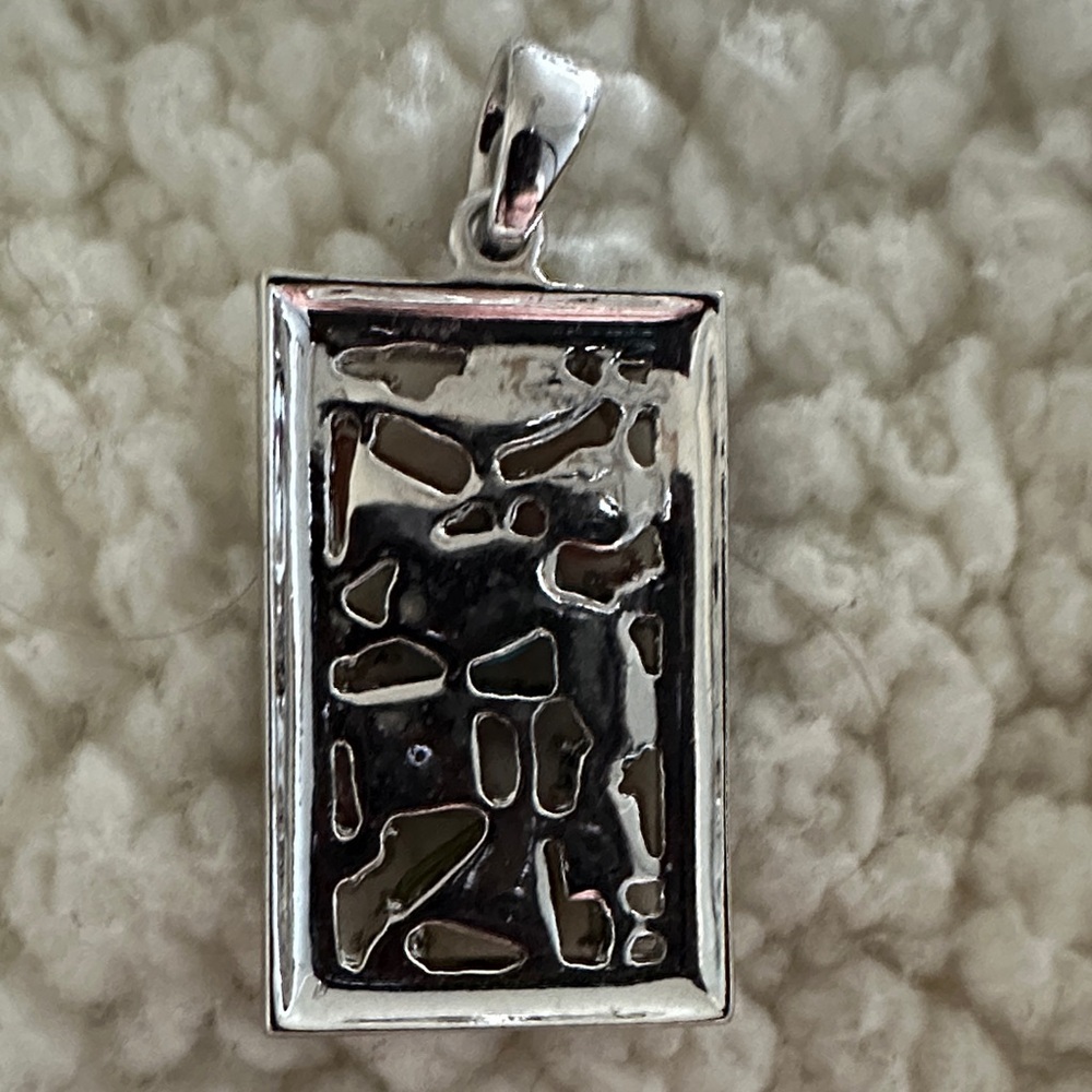 Lia Sophia Galileo Silver-Tone Slide Pendant with multicolored stones & crystals - Picture 2 of 10